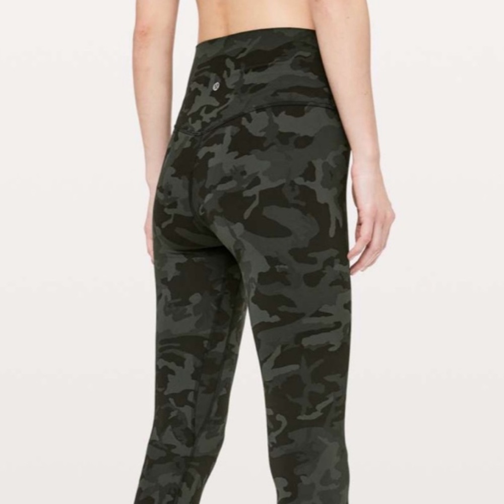 Lululemon Align Incognito Camo Gator Green
